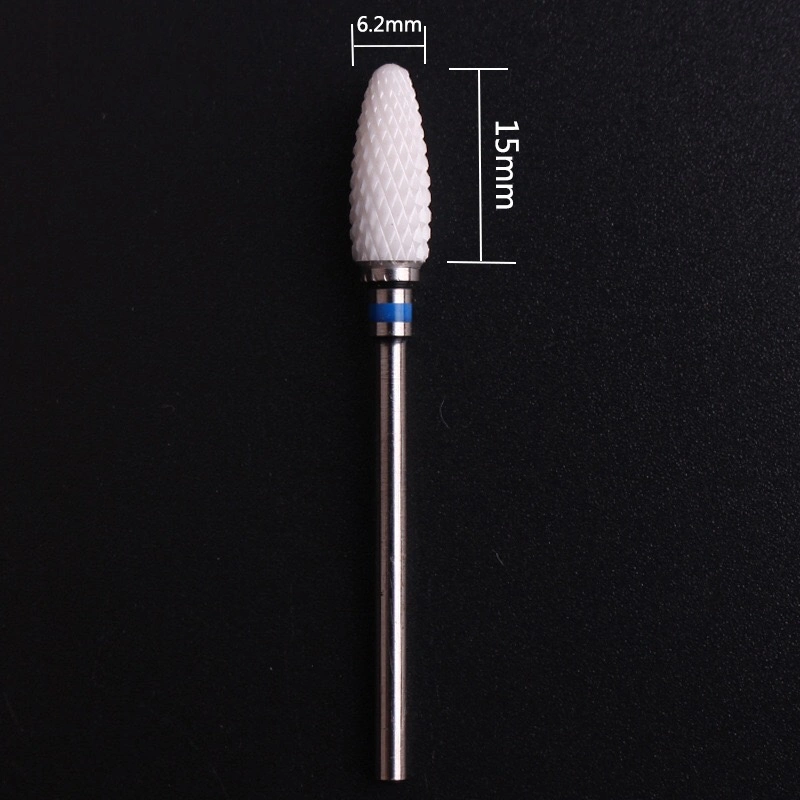 Ceramic Nozzle Nail Drill Bit Milling Cutter Nail Electric Drill